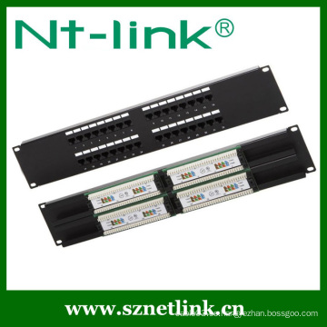 32 puertos 19 &quot;2U cat5e utp patch panel